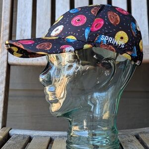 NWOT Sprints Donut OG Hat Cap Black Colorful Unisex One Size